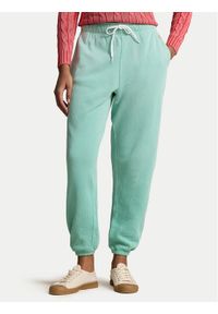 Polo Ralph Lauren Spodnie dresowe 211935585004 Zielony Regular Fit. Kolor: zielony. Materiał: bawełna #1