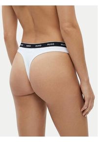 Hugo - HUGO Komplet stringów Triplet Thong Stripe 50545680 Kolorowy. Materiał: bawełna. Wzór: kolorowy #9