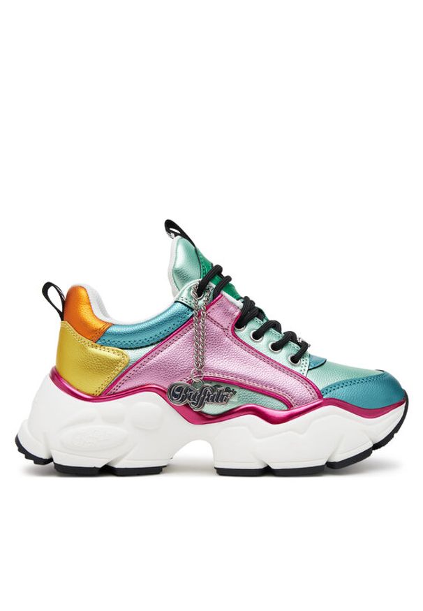 Buffalo Sneakersy 1636373 Kolorowy. Materiał: skóra. Wzór: kolorowy