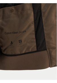Calvin Klein Jeans Kurtka bomber LV04RC526G Brązowy Regular Fit. Kolor: brązowy. Materiał: syntetyk #6