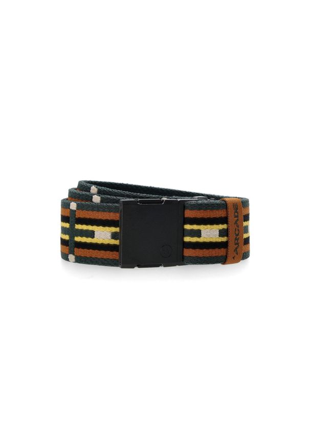 ARCADE - Pasek do spodni Arcade Keyah - jalapeno/black. Kolor: brązowy