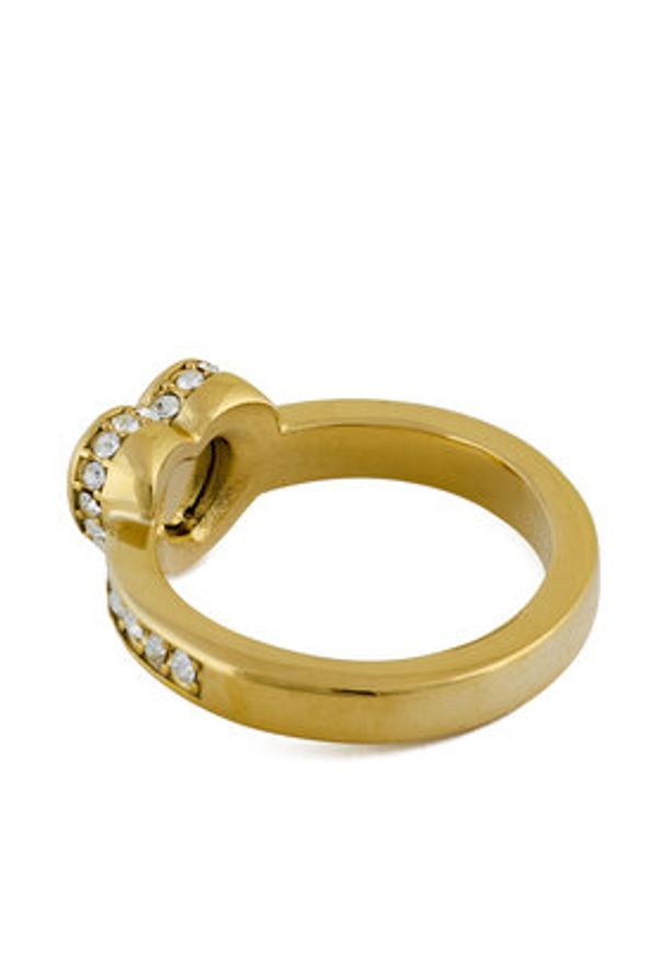 Guess Pierścionek JUBR05 464JW Złoty. Materiał: metalowe. Kolor: złoty