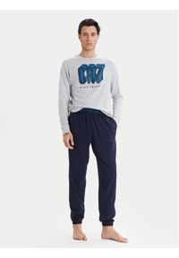 Cristiano Ronaldo CR7 Piżama 8730-42 Kolorowy Regular Fit. Materiał: bawełna. Wzór: kolorowy #1