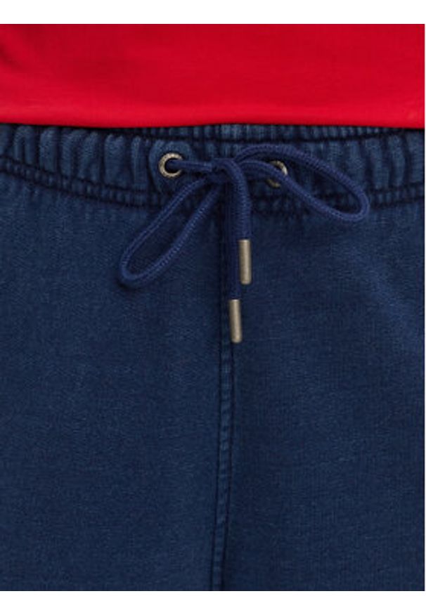 Guess Spodnie dresowe W5YB65 KCXQ1 Granatowy Regular Fit. Kolor: niebieski. Materiał: bawełna