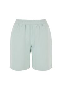 Damskie szorty bermudzkie Urban Classics Organic Terry. Kolor: niebieski. Materiał: bawełna. Długość: krótkie #1