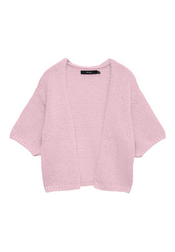 Vero Moda Kardigan Maybe 10348316 Różowy Regular Fit. Kolor: różowy. Materiał: syntetyk