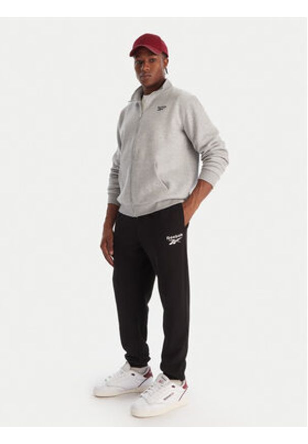 Reebok Bluza RK25144CCM Szary Regular Fit. Kolor: szary. Materiał: syntetyk