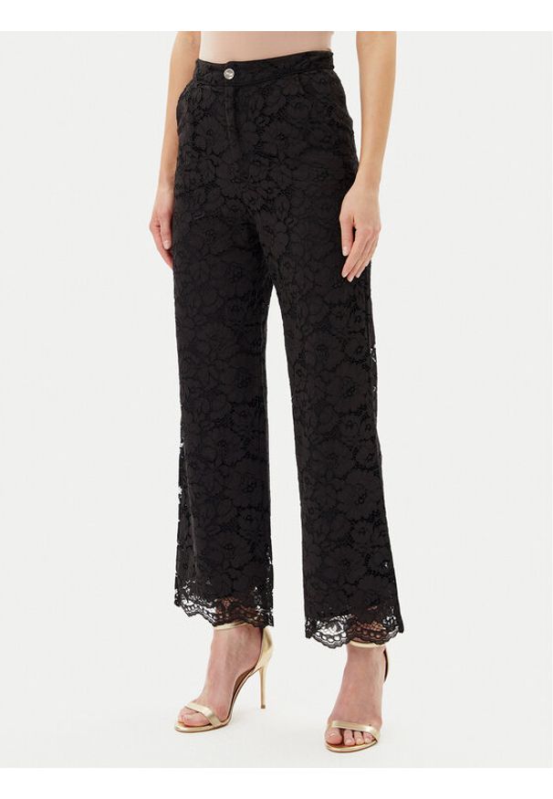 Artigli Spodnie materiałowe ACPA000739 Czarny Regular Fit. Kolor: czarny. Materiał: bawełna, syntetyk