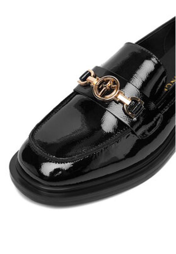 Eva Minge Loafersy EO-NOOR-330-25A-N337 Czarny. Kolor: czarny. Materiał: syntetyk, skóra