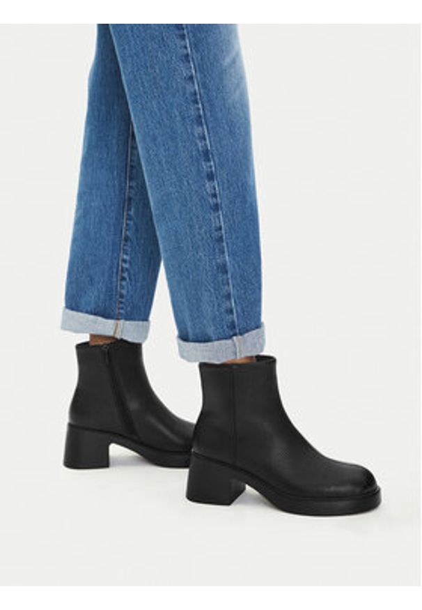 Jenny - JENNY Botki CEO-HY2T683S-1 Czarny. Kolor: czarny. Materiał: syntetyk, materiał