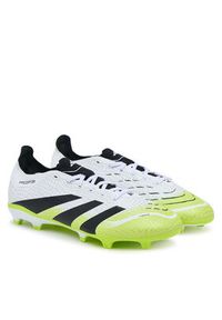 Adidas - adidas Buty do piłki nożnej Predator League JI1117 Biały. Kolor: biały. Materiał: skóra
