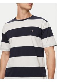 GANT - Gant T-Shirt 2003203 Écru Regular Fit. Materiał: bawełna #5