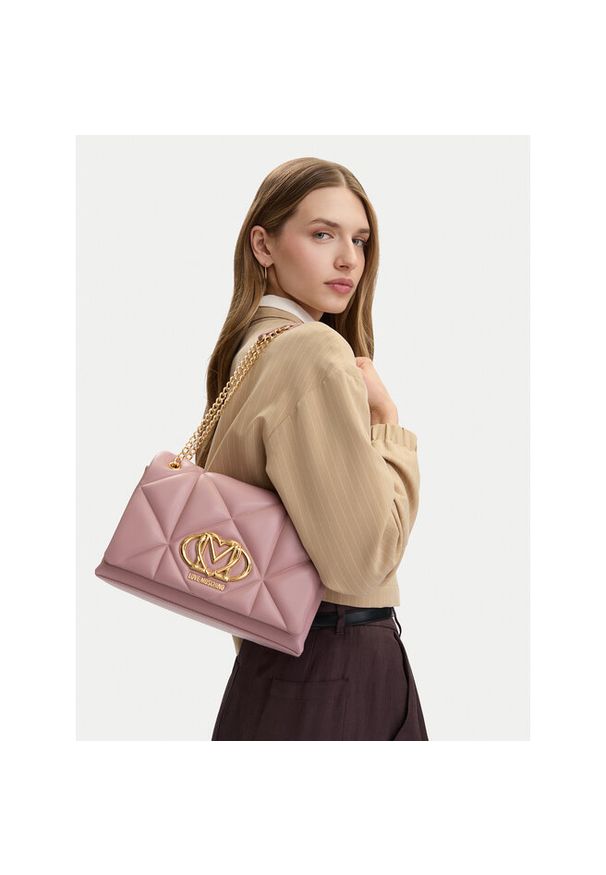 Love Moschino - Torebka LOVE MOSCHINO. Kolor: różowy
