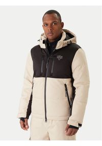 Guess Kurtka narciarska M5BL0N WF182 Beżowy Regular Fit. Kolor: beżowy. Materiał: syntetyk. Sport: narciarstwo #1
