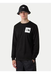 The North Face Longsleeve Fine NF0A8A6P Czarny Regular Fit. Kolor: czarny. Materiał: bawełna. Długość rękawa: długi rękaw