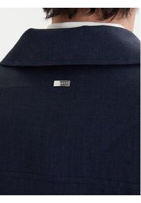 Bugatti Kurtka przejściowa 171400-11045 Granatowy Regular Fit. Kolor: niebieski. Materiał: len #6