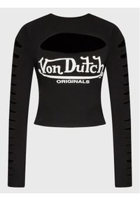 Von Dutch Bluzka Alex 6 224 013 Czarny Regular Fit. Kolor: czarny. Materiał: bawełna #1
