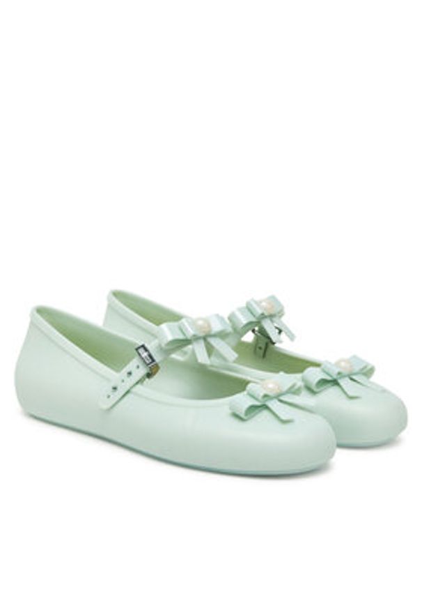 melissa - Melissa Baleriny Melissa Soft Ballerina Bow Ad M 35971 Zielony. Kolor: zielony