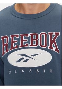 Reebok Bluza Archive Essentials IM1531 Niebieski Regular Fit. Kolor: niebieski. Materiał: syntetyk, bawełna #4