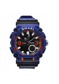 ITIMPORT - ZEGAREK MĘSKI SMAEL DUAL SPORTOWY WODOSZCZELNY W10. Styl: sportowy
