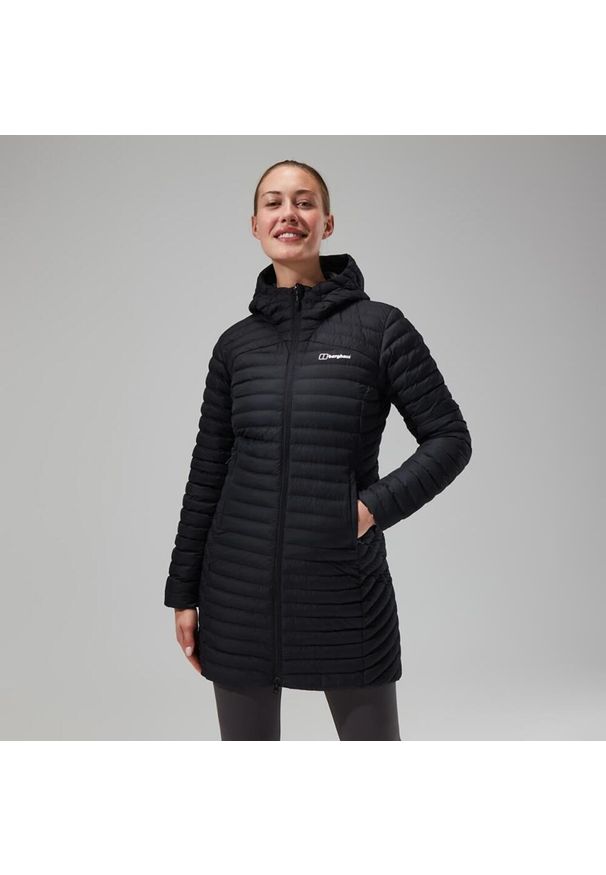 Płaszcz damski Berghaus Nula Micro Long Jacket. Kolor: czarny