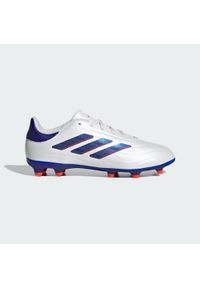 Adidas - Buty Copa Pure 2 League FG Kids. Kolor: czerwony, niebieski, wielokolorowy, biały. Materiał: materiał. Sport: piłka nożna #1