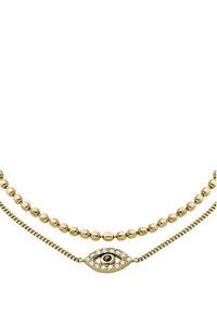 Fossil Bransoletka Sutton Evil Eye JF04794710 Złoty. Materiał: metalowe. Kolor: złoty #3