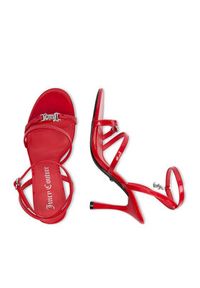Juicy Couture Sandały EO-LS955554-8 Czerwony. Kolor: czerwony. Materiał: materiał #7