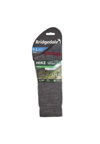 BRIDGEDALE - Skarpety do turystyki męskie Bridgedale HIKE LW END BO ORI grey L. Kolor: szary. Materiał: wełna. Sport: turystyka piesza