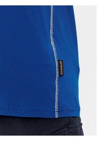 Napapijri T-Shirt S-Aylmer NP0A4HTO Niebieski Regular Fit. Kolor: niebieski. Materiał: bawełna
