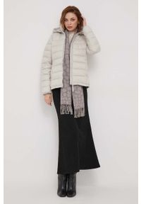 Pepe Jeans kurtka Maddie damska kolor beżowy zimowa. Kolor: beżowy. Materiał: materiał. Sezon: zima #6