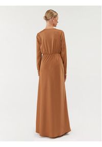 YAS Sukienka wieczorowa 26031520 Brązowy Regular Fit. Kolor: brązowy. Materiał: syntetyk. Styl: wizytowy #7
