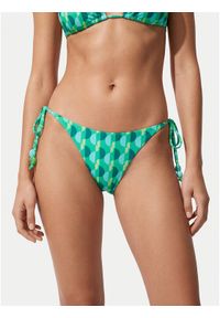 Seafolly Dół od bikini Sorrento 40651-277 Zielony. Kolor: zielony. Materiał: syntetyk #1