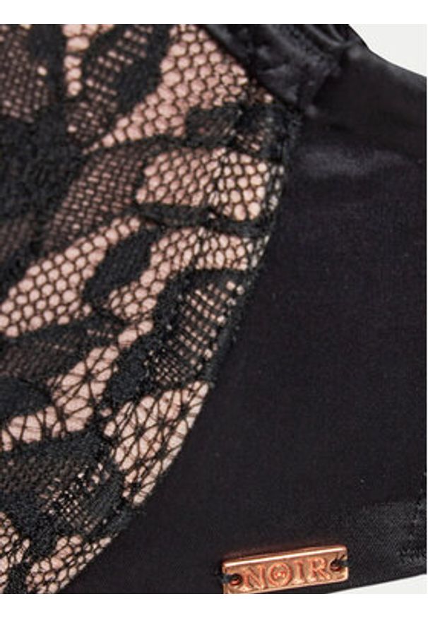 Hunkemöller Biustonosz push-up Antonia 204542 Czarny. Kolor: czarny. Materiał: syntetyk. Rodzaj stanika: push-up