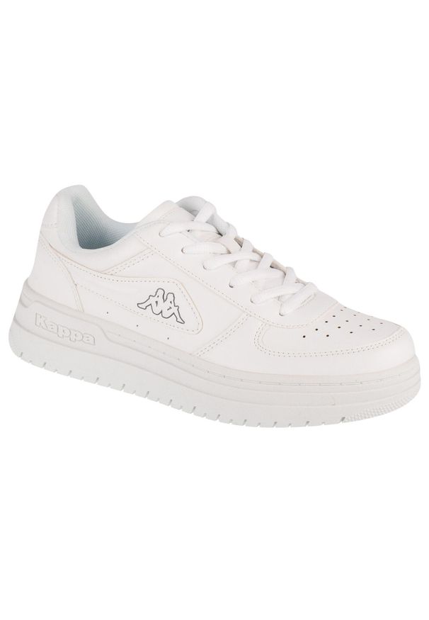 Kappa - Buty sportowe Sneakersy damskie, Bash DLX. Kolor: biały. Materiał: guma, materiał, tkanina, syntetyk. Sport: turystyka piesza