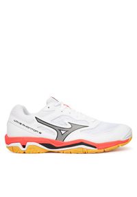 Mizuno Buty halowe Wave Phantom 3 X1GA2260 Biały. Kolor: biały. Materiał: skóra. Model: Mizuno Wave
