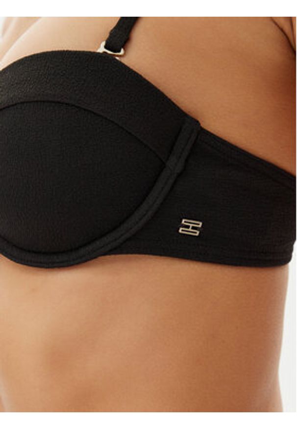 TOMMY HILFIGER - Tommy Hilfiger Góra od bikini UW0UW05814 Czarny. Kolor: czarny. Materiał: syntetyk