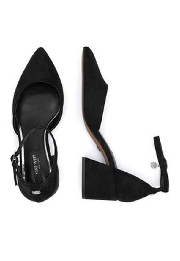 Nine West Czółenka WFA3358-1A Czarny. Kolor: czarny. Materiał: materiał