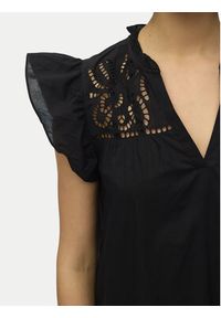 Vero Moda Sukienka koktajlowa Line 10346970 Czarny Oversize. Kolor: czarny. Materiał: bawełna. Typ sukienki: oversize. Styl: wizytowy #3