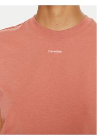 Calvin Klein T-Shirt Nano Logo K20K207519 Różowy Regular Fit. Kolor: różowy. Materiał: bawełna #3