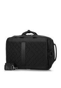 Wittchen - Męski plecak 2 w 1 na laptopa 15,6” czarny. Kolor: czarny. Materiał: poliester #2