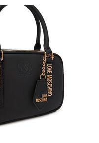 Love Moschino - LOVE MOSCHINO Torebka JC4295PP1NL1500A Czarny. Kolor: czarny. Materiał: skórzane #3