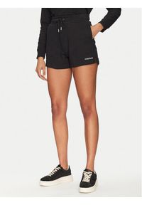 Guess Jeans Szorty sportowe W5GD0O K68I4 Czarny Relaxed Fit. Kolor: czarny. Materiał: bawełna #1