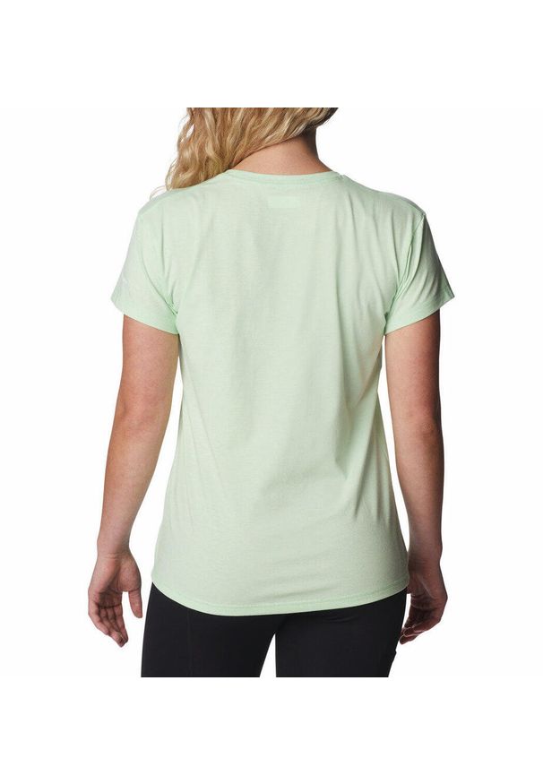 columbia - Koszulka Damska Columbia Sun Trek SS T-Shirt. Kolor: zielony. Sport: turystyka piesza