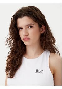 EA7 Emporio Armani Top 3HTH56 TJ29Z 1100 Biały Regular Fit. Kolor: biały. Materiał: bawełna #6