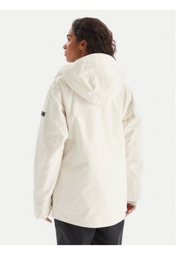 Roxy Kurtka narciarska ERJTJ03515 Biały Slim Fit. Kolor: biały. Materiał: syntetyk. Sport: narciarstwo