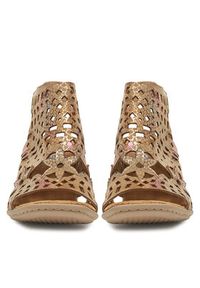 Rieker Sandały 64780-90 Kolorowy. Materiał: syntetyk. Wzór: kolorowy #5