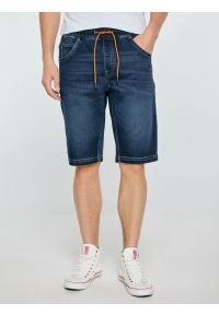 Big-Star - Szorty męskie jeansowe granatowe Parker 537. Kolor: niebieski. Materiał: jeans. Sezon: lato. Styl: sportowy #1