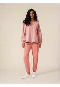 outhorn - Outhorn Bluza OTHSS23TSWSF287 Różowy Oversize. Kolor: różowy. Materiał: bawełna #4