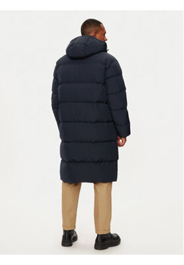 TOMMY HILFIGER - Tommy Hilfiger Kurtka puchowa MW0MW37368 Granatowy Regular Fit. Kolor: niebieski. Materiał: syntetyk